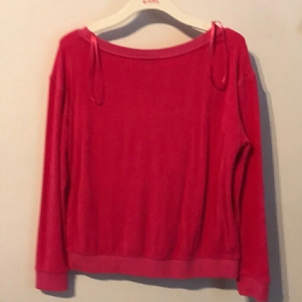 Juicy Couture Pink Terry cloth Sweatshirt size M